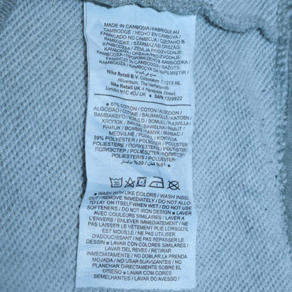 Mens UK Size M Nike Grey Pullover Hoodie
