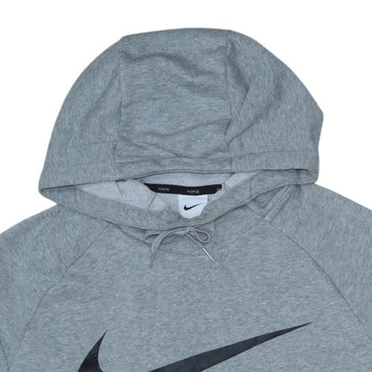 Mens UK Size M Nike Grey Pullover Hoodie