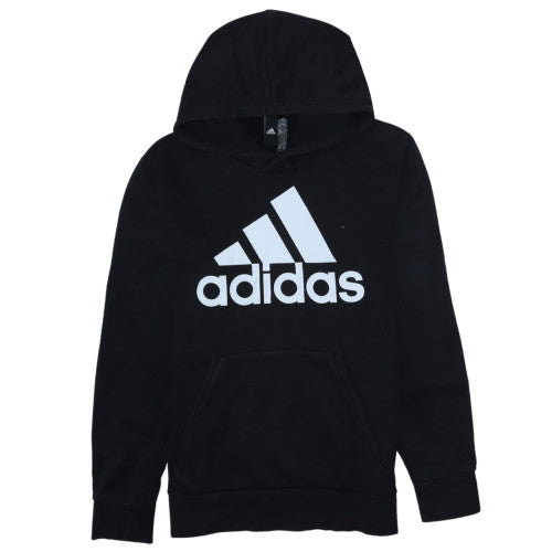 Mens UK Size M adidas Black Pullover Hoodie