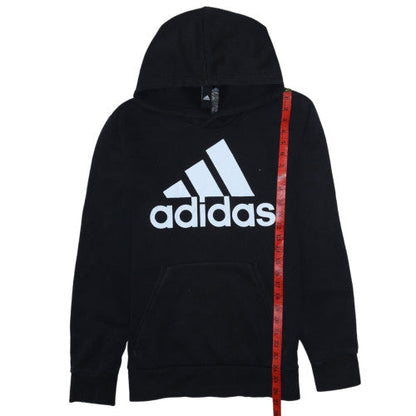 Mens UK Size M adidas Black Pullover Hoodie