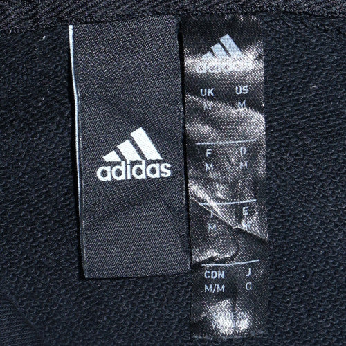 Mens UK Size M adidas Black Pullover Hoodie