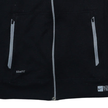 Mens UK Size S Nike Black Full Zip Hoodie