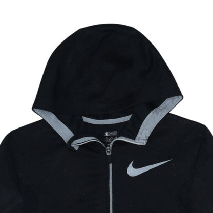 Mens UK Size S Nike Black Full Zip Hoodie