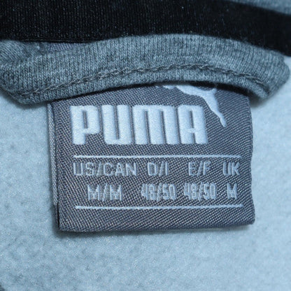 Mens UK Size M PUMA Grey Full Zip Hoodie