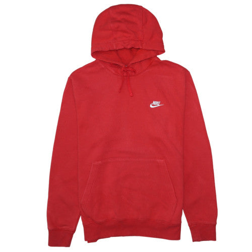 Mens UK Size S Nike Red Pullover Hoodie