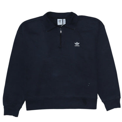 Womens UK Size L adidas Blue Pullover Sweatshirt