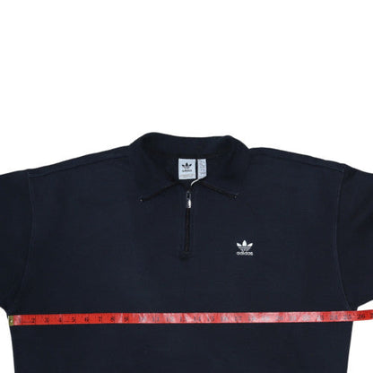 Womens UK Size L adidas Blue Pullover Sweatshirt