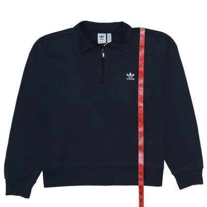 Womens UK Size L adidas Blue Pullover Sweatshirt
