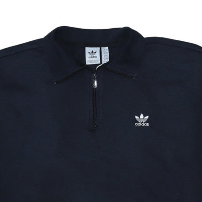 Womens UK Size L adidas Blue Pullover Sweatshirt