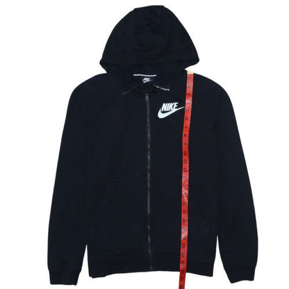 Mens UK Size M Nike Black Full Zip Hoodie