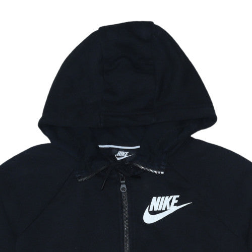 Mens UK Size M Nike Black Full Zip Hoodie