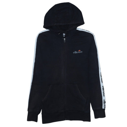 Mens UK Size XS ellesse Black Full Zip Hoodie