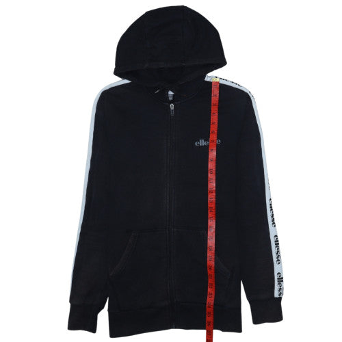 Mens UK Size XS ellesse Black Full Zip Hoodie