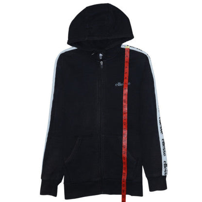 Mens UK Size XS ellesse Black Full Zip Hoodie