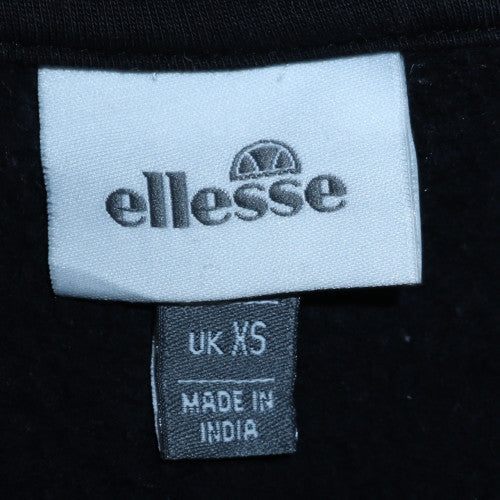 Mens UK Size XS ellesse Black Full Zip Hoodie