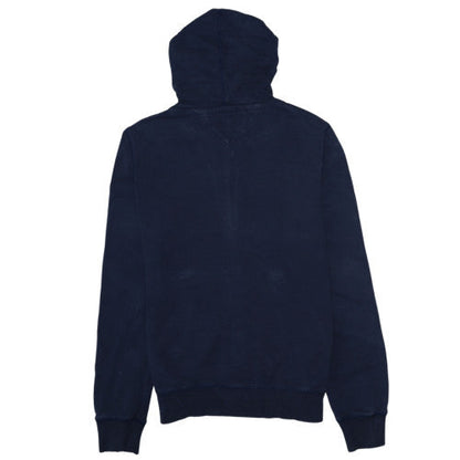 Mens UK Size L Hilfiger Denim Blue Full Zip Hoodie