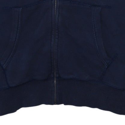 Mens UK Size L Hilfiger Denim Blue Full Zip Hoodie