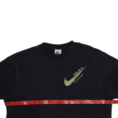 Mens UK Size S Nike Black Pullover Sweatshirt