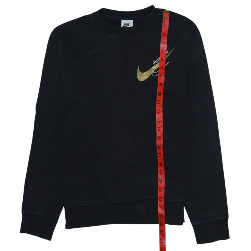 Mens UK Size S Nike Black Pullover Sweatshirt