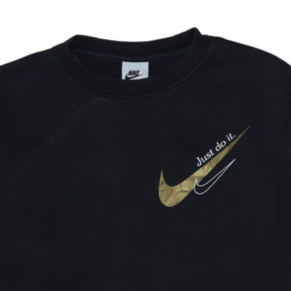 Mens UK Size S Nike Black Pullover Sweatshirt