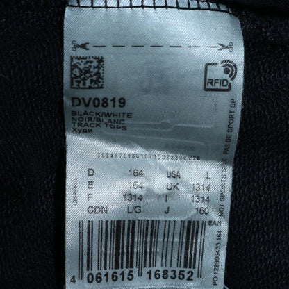 Boys UK Size 13-14 Years adidas Black Full Zip Hoodie