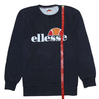 Mens UK Size M ellesse Black Pullover Sweatshirt