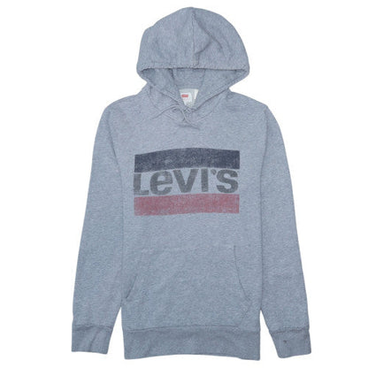 Mens UK Size S Levi's Grey Pullover Hoodie