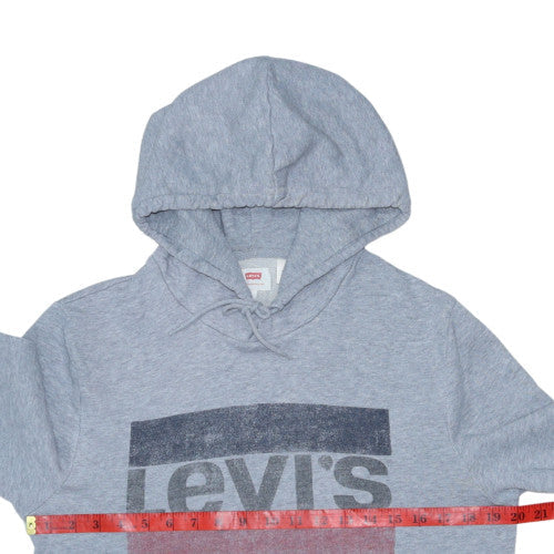 Mens UK Size S Levi's Grey Pullover Hoodie