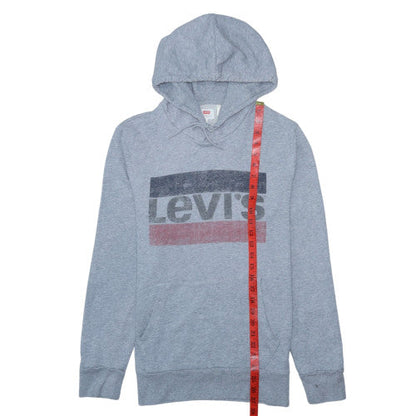 Mens UK Size S Levi's Grey Pullover Hoodie