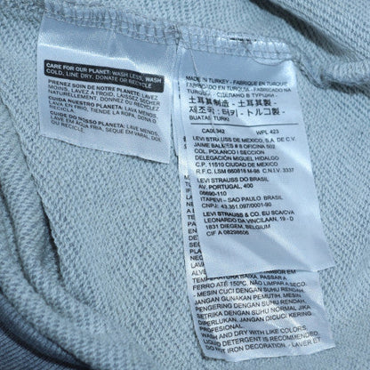 Mens UK Size S Levi's Grey Pullover Hoodie