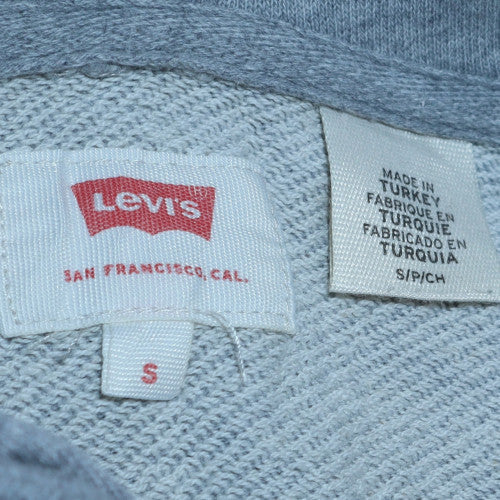 Mens UK Size S Levi's Grey Pullover Hoodie