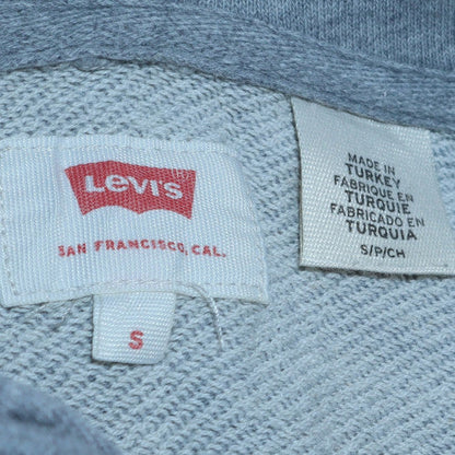 Mens UK Size S Levi's Grey Pullover Hoodie