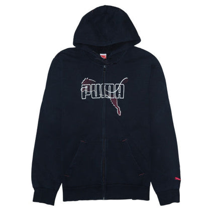 Mens UK Size L PUMA Black Full Zip Hoodie