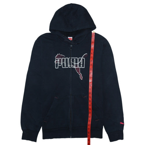 Mens UK Size L PUMA Black Full Zip Hoodie