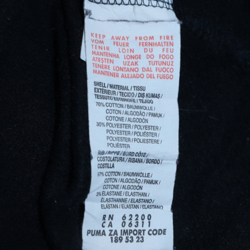 Mens UK Size L PUMA Black Full Zip Hoodie