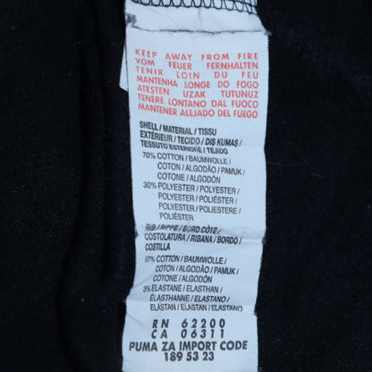 Mens UK Size L PUMA Black Full Zip Hoodie