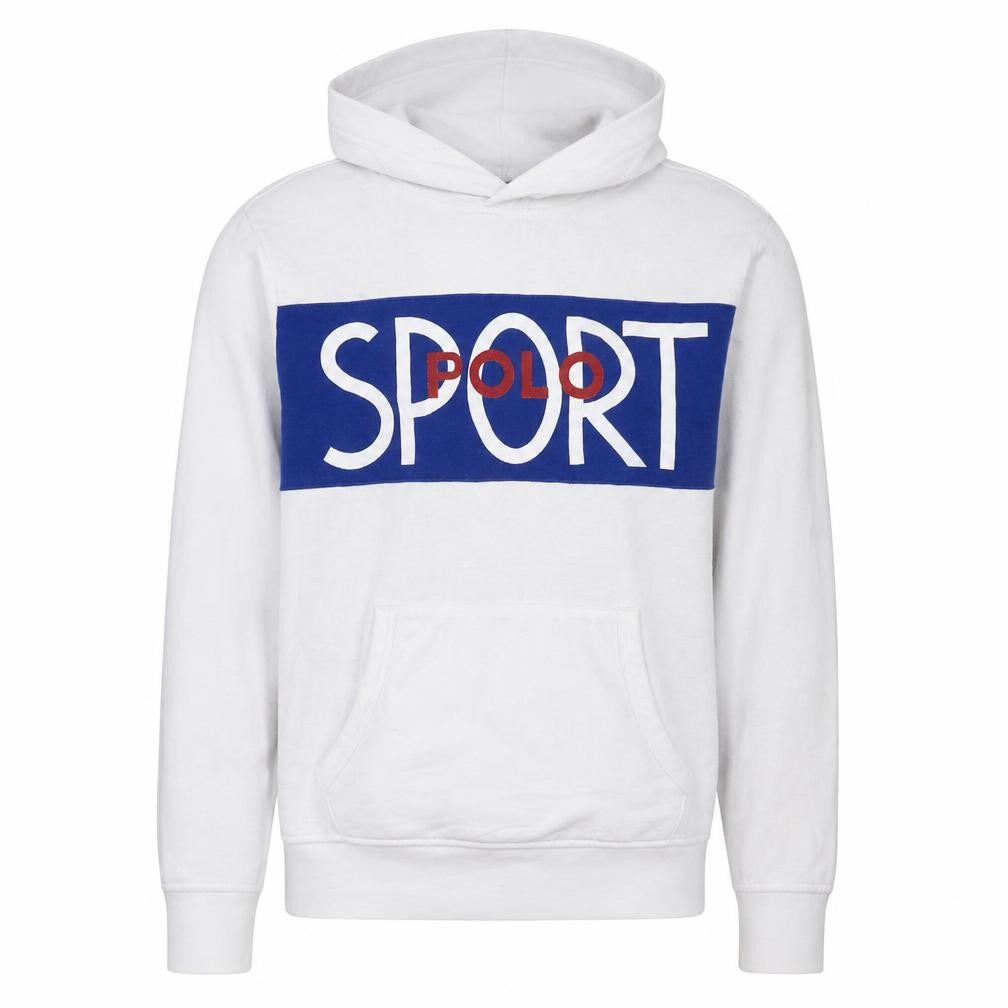 Mens UK Size M Polo Ralph Lauren White Pullover Hoodie