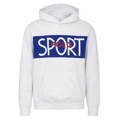 Mens UK Size M Polo Ralph Lauren White Pullover Hoodie