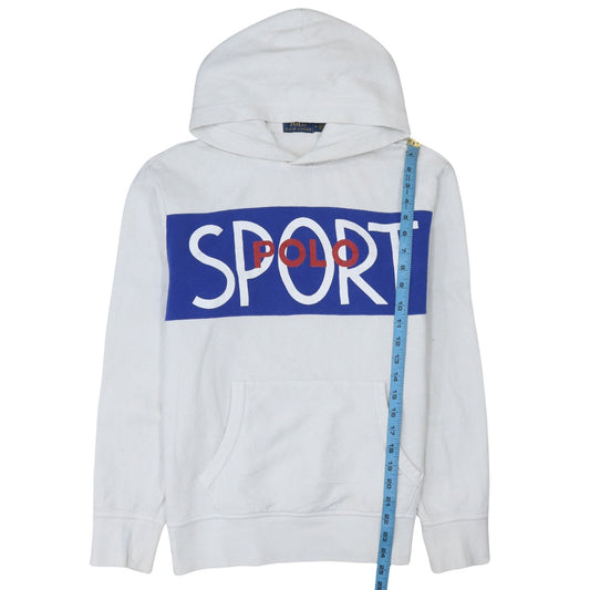 Mens UK Size M Polo Ralph Lauren White Pullover Hoodie