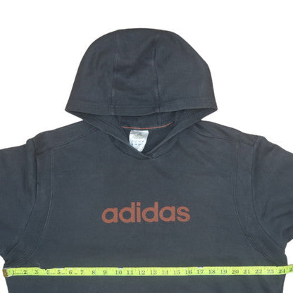 Mens UK Size XL adidas Black Pullover Hoodie