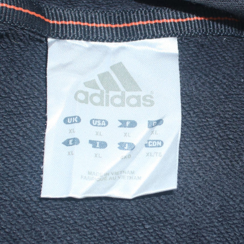 Mens UK Size XL adidas Black Pullover Hoodie