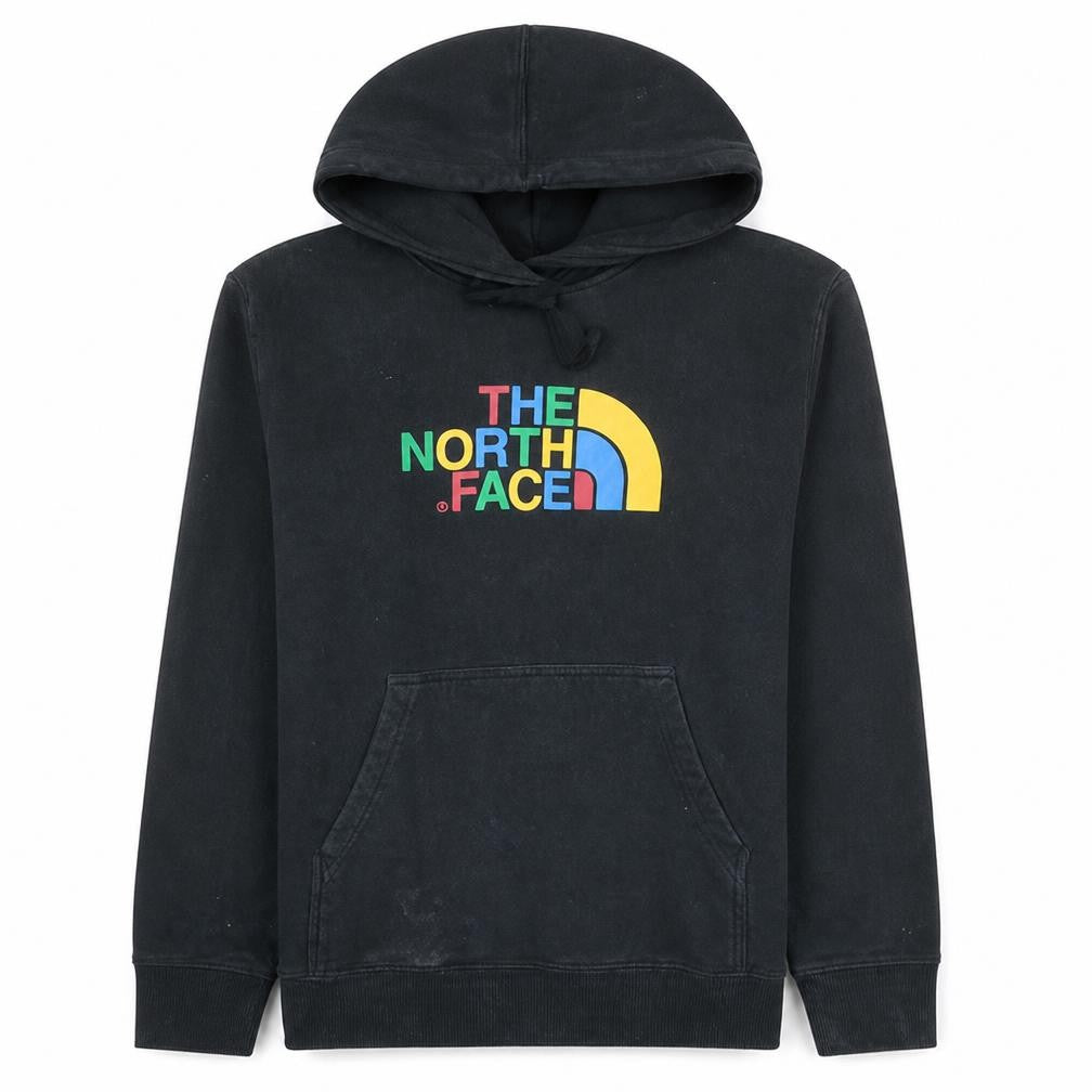 Mens UK Size M The North Face Black Pullover Hoodie