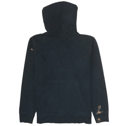 Mens UK Size M The North Face Black Pullover Hoodie