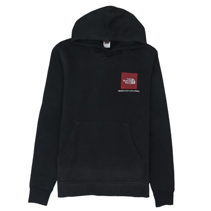 Mens UK Size M The North Face Black Pullover Hoodie