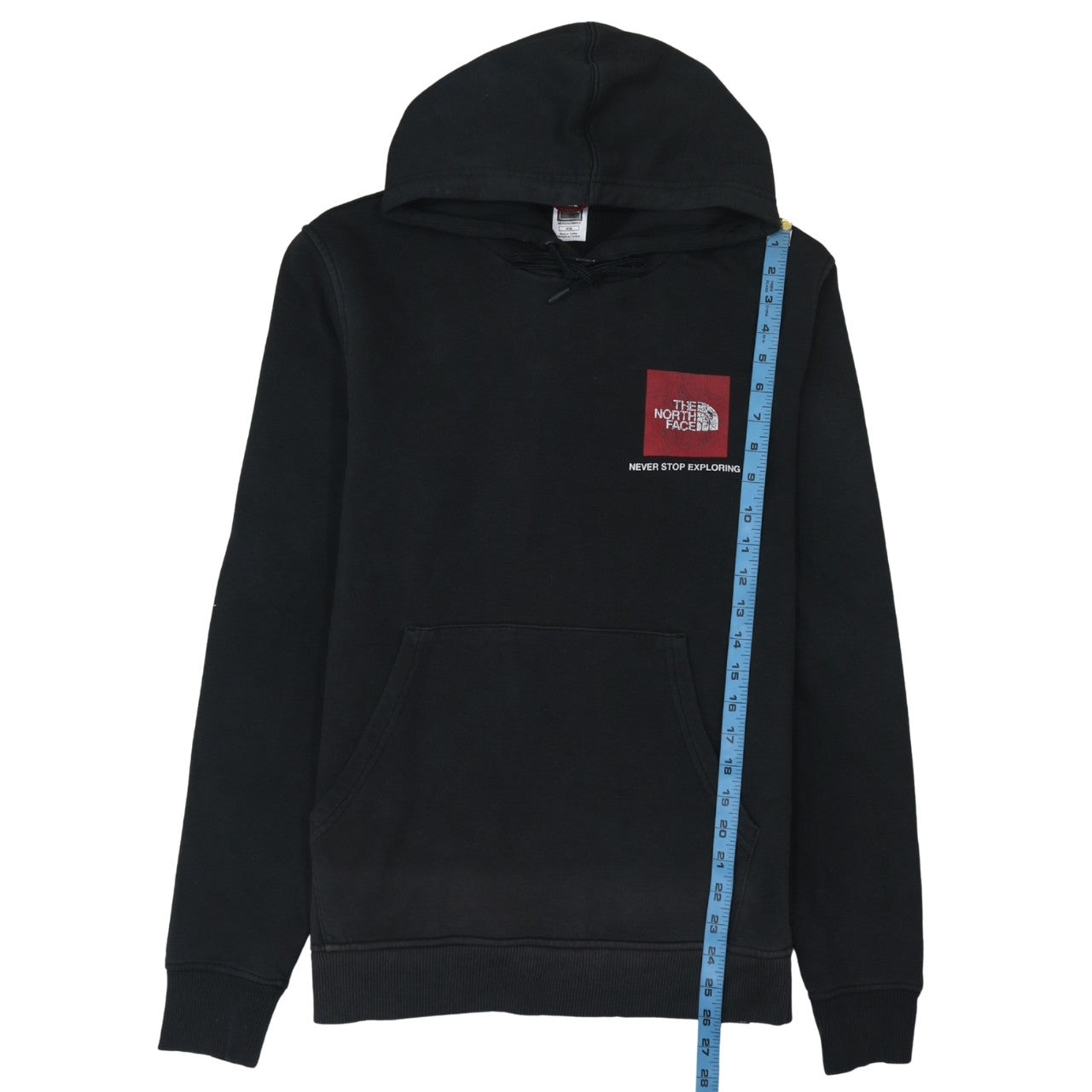 Mens UK Size M The North Face Black Pullover Hoodie