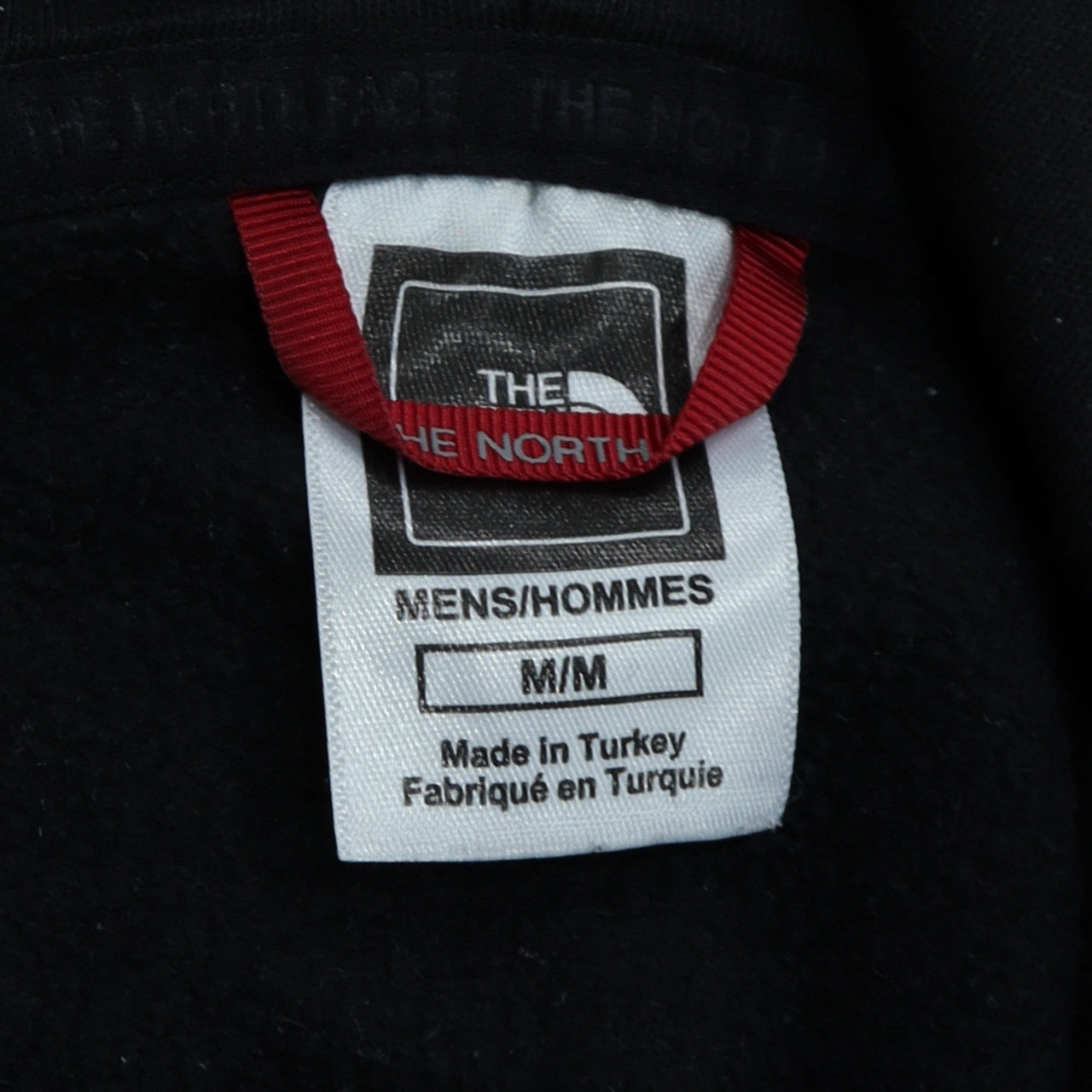 Mens UK Size M The North Face Black Pullover Hoodie