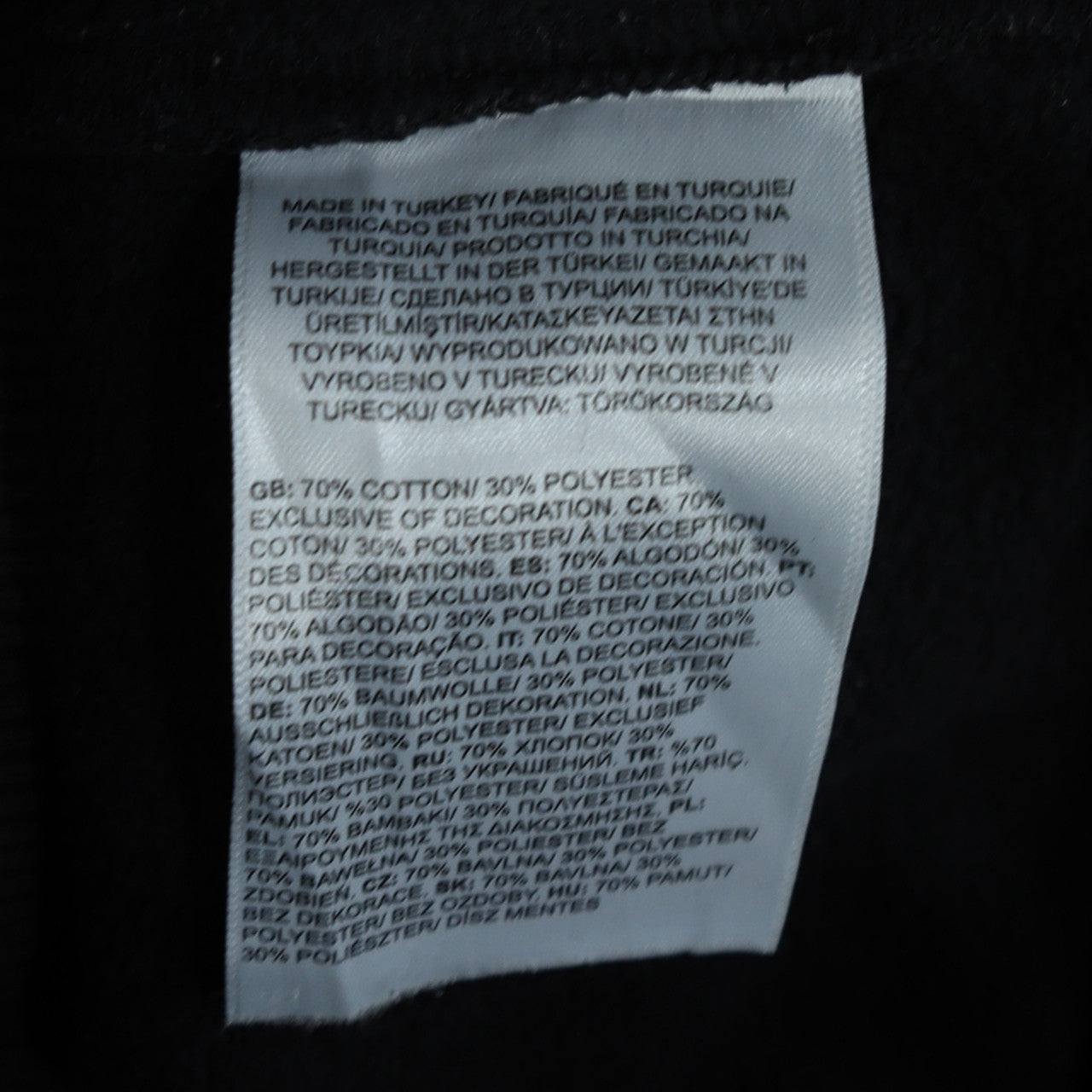 Mens UK Size M The North Face Black Pullover Hoodie