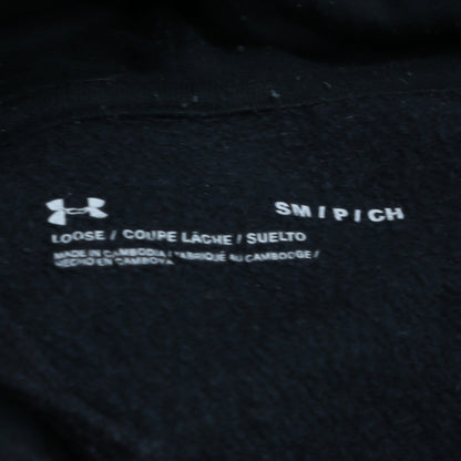 Mens UK Size S Under armour Black Pullover Hoodie