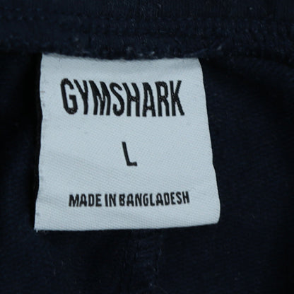 Gymshark Men's Black Jogger Trousers L Regular Fit Fleece