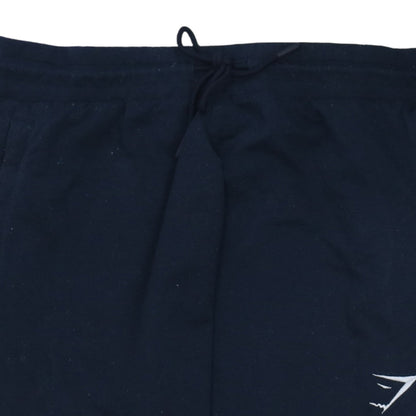 Gymshark Men's Black Jogger Trousers L Regular Fit Fleece